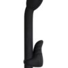 Power Couple Rechargeable Silicone G-Spot Vibrator with Clitoral Stimulator and Finger Ring